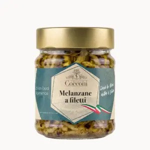 Melanzane a filetti in olio d’oliva